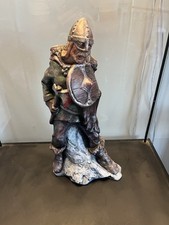 Large Painted Resin Viking