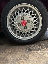 Austin MG Metro Lattice alloys wheels 3D logo effect center caps