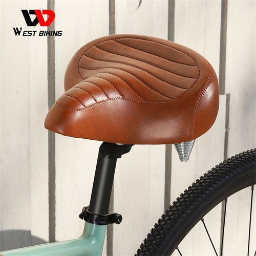 West biking retro bike saddle - west,