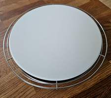 Pizza Stone Oven Air Fry | 10 Inch 25.5cm & Stainless Steel Stand | Bread Baking