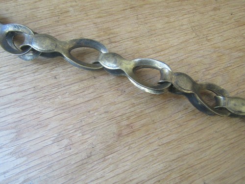 Brass chandelier light chain