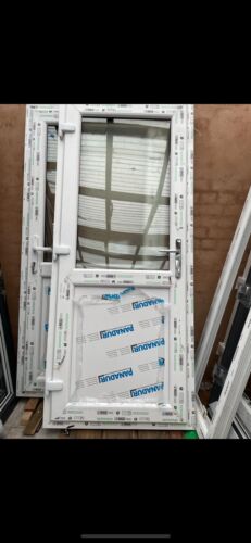 New upvc back door - door, frame