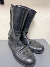 Frank Thomas SE2B Motorbike Boots UK 11 Twin Zip Mismatched Soles Cracked Poor C