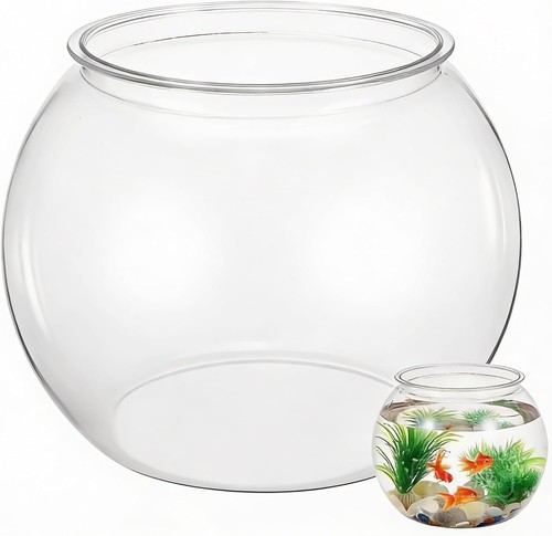 Alipis plastic goldfish bowl - plastic,