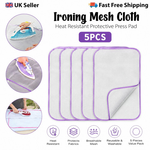5pcs ironing mesh cloth heat - ironing,