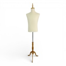 Male Beige Velvet Mannequin