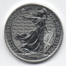 2022 UK Britannia 1oz Silver