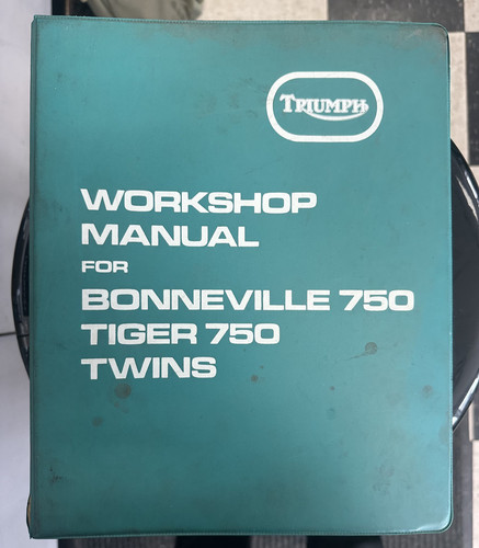 Triumph workshop manual - workshop,
