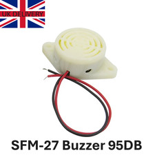 SFM-27 DC 3-24V 95DB Electronic Buzzer Continuous Sound Alarm Beep Arduino UK