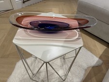 Studio Art Glass Teign Valley Display Bowl Centrepiece