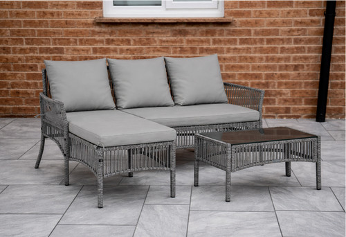 Rattan garden sofa set outdoor - garden,