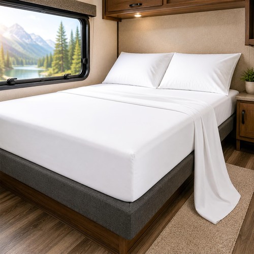 Microfiber fitted bed sheet - fitted,