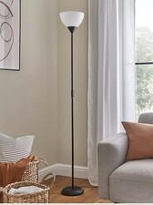Black Uplighter Floor Lamp -