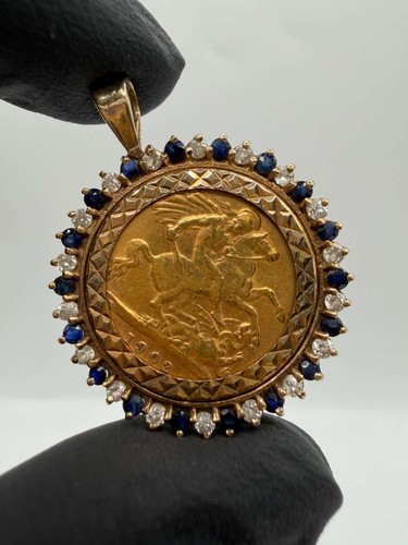 Half sovereign 1902 9ct - half,