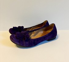 Gabor Purple Suede Ballet Flat