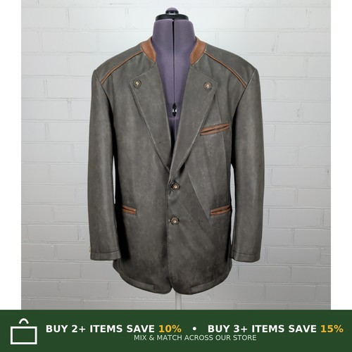 Trachten jacket faux leather - jacket,
