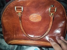 OROTON LEATHER AUSTRALIA BROWN