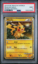 PSA 9 Pikachu Spanish Pikachu World Collection 2010 Holo Pokemon Japanese Back