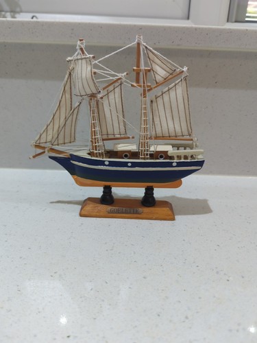 Wooden model sailing ship - wooden,