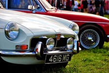 MG Classic Sports Motor Car Front View Photograph Picture Poster Print