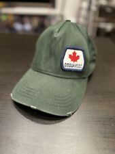 Dsquared2 Green Mini Leaf Patch Deadstock Baseball Cap