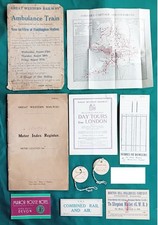 GREAT WESTERN RAILWAY PUBLICITY END OF COLLECTION LEAFLETS LABELS BOOKLETS etc