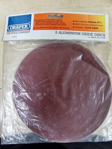 Five 200mm 120 grit - 200mm,