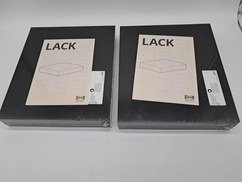 Ikea lack black floating wall - lack,