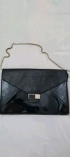 New With Tags Juno Black Handbag With Gold Chain Strap
