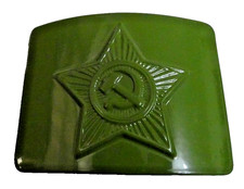 Belt Buckle Steel Green