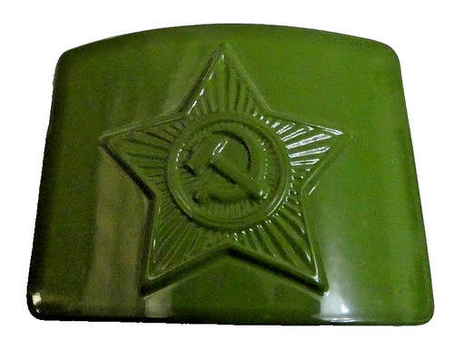 Belt buckle steel - buckle, green