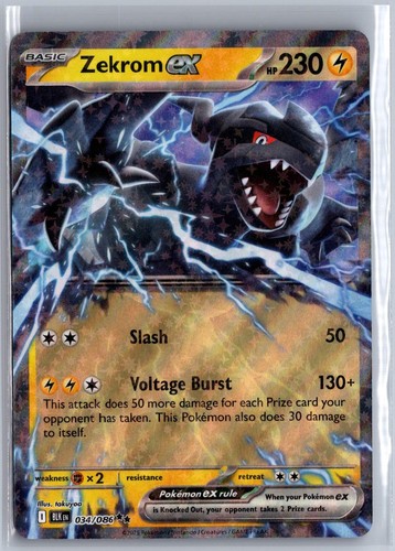 Zekrom 034 086 holo nm - ex,