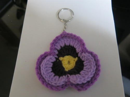 Hand knitted large purple mix - knitted,