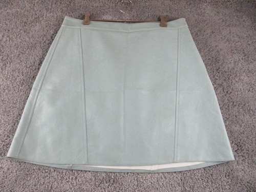 Zara line faux leather skirt - faux,