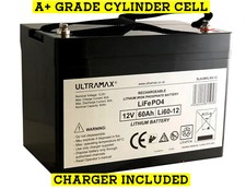 Ultramax 12v 60Ah LiFePO4