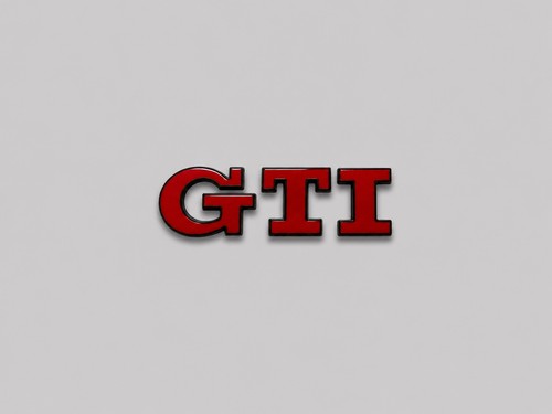 Gti badge emblem rear boot - emblem,