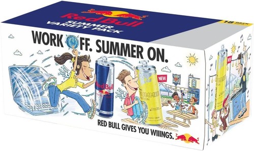 Red bull summer variety energy - bull,