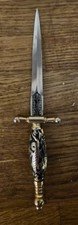 Antique Letter Opener With Dragon Handle