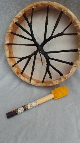 Drum beater wood shamanic