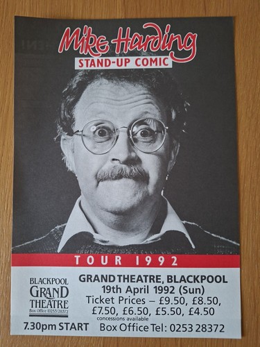 1992 blackpool grand handbill - blackpool,
