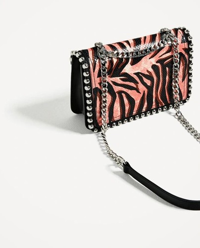 Zara animal print leather