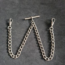 Antique solid silver double - solid,