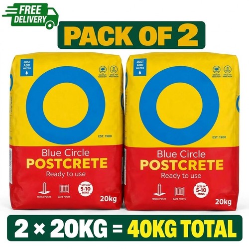 Blue circle postcrete 20kg - circle,
