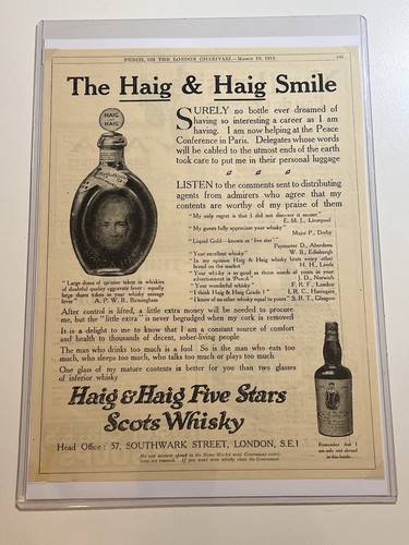 1919 haig five - haig, &