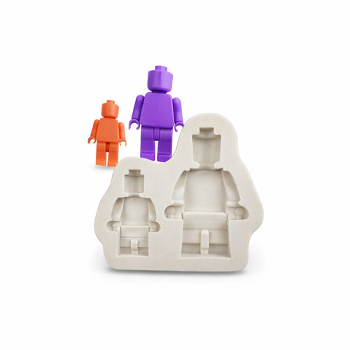 Robot lego chocolate - robot, fondant
