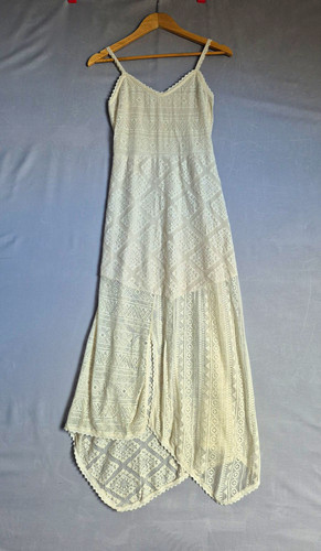 Zara dress white lace - zara, crochet