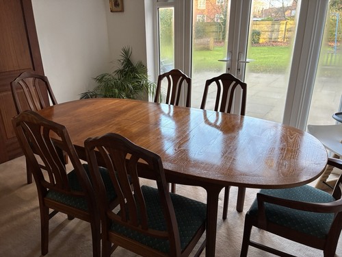 Six nathan dining chairs - dining,