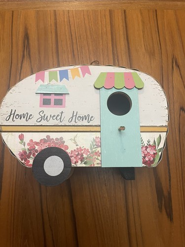 Retro camper birdhouse - camper, rv