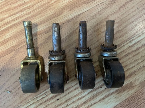 Lot vintage metal caster - lot, of