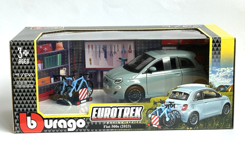 Fiat 500e blue eurotrek - 500e,
